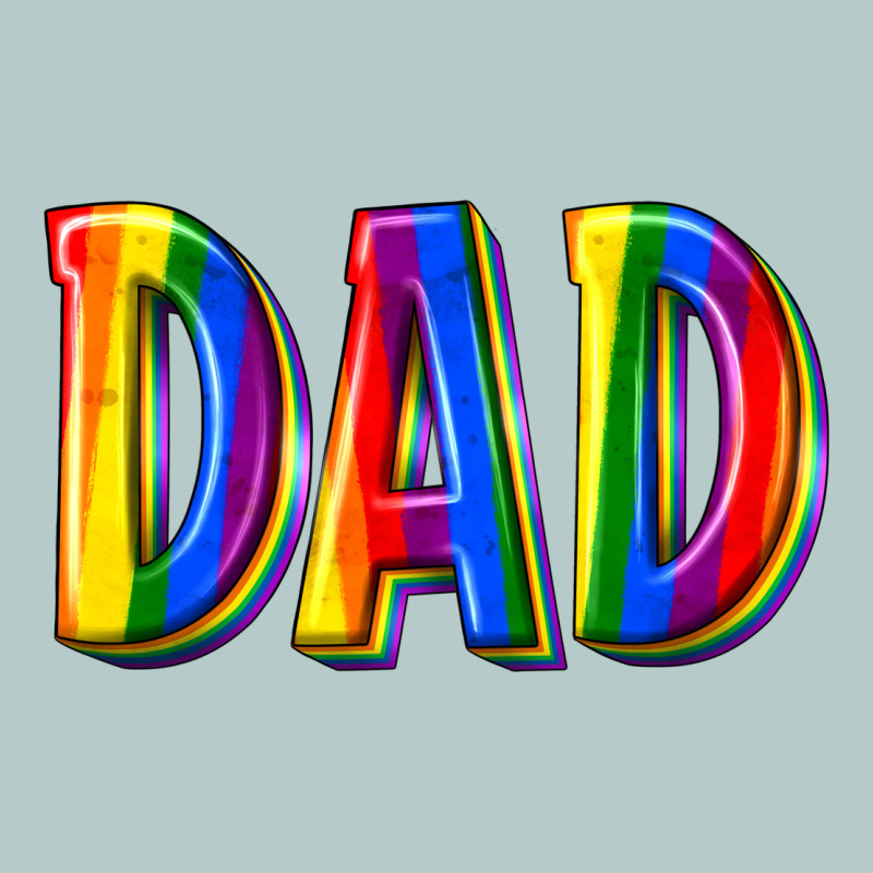 Pride Dad Heavy Core Tee by texasbilliewilder | Teevron