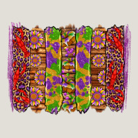 Mardi Gras Crawfish Brushstrokes Heavy Core Tee | Teevron