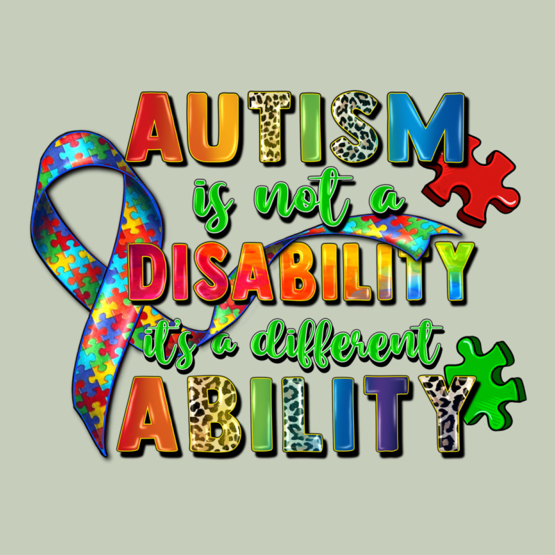 Autism Is Not A Disability Its A Different Ability Ladies Tee by Zillion Design Studio | Teevron