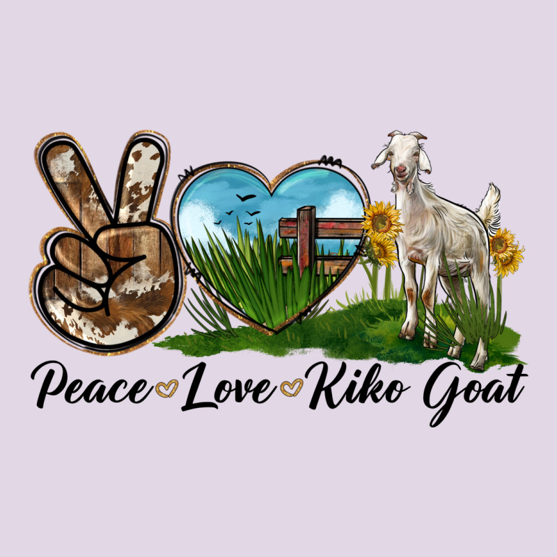 Peace Love Kiko Goat Classic Tee by LillyAllenDesigns | Teevron