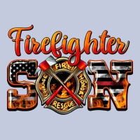 American Flag Firefighter Son Long Sleeve Tee | Teevron