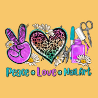 Peace Love Nail Art Vintage Hoodie | Teevron