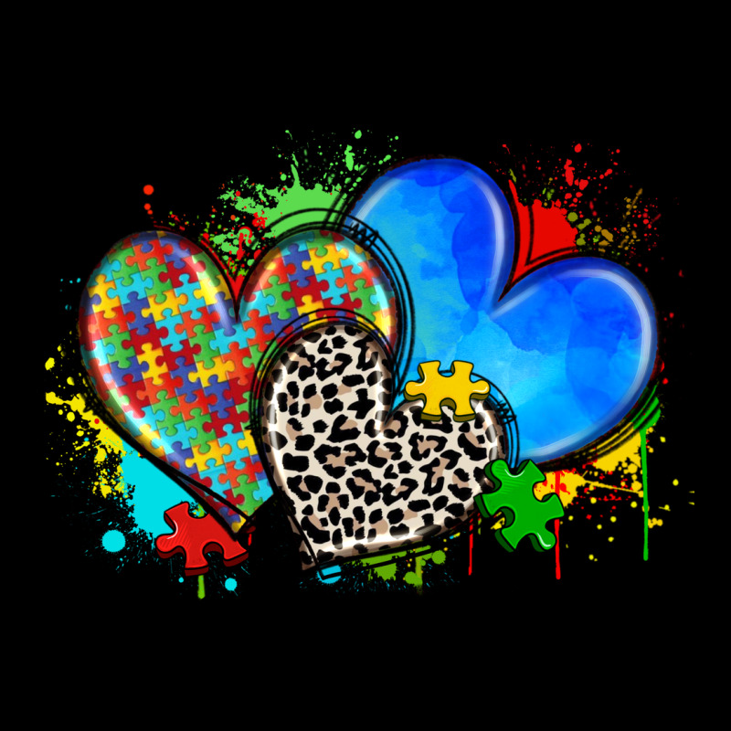 Autism Hearts Ladies Tee by Zillion Design Studio | Teevron