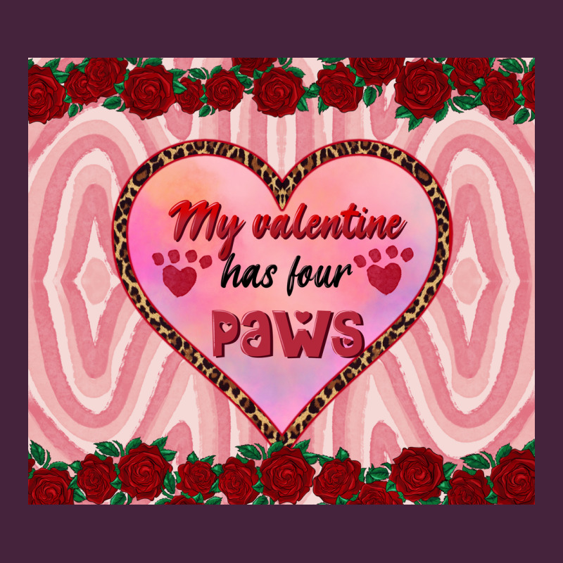 My Valentine Has Four Paws Premium Tee by RanaPortraitStore | Teevron