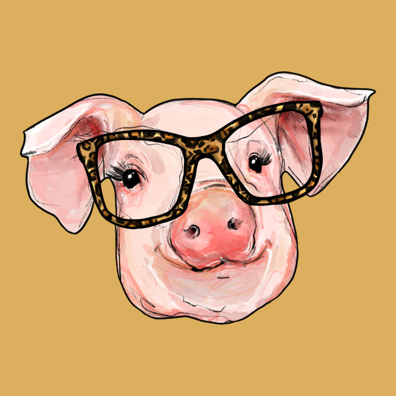 Pig With Glasses Premium Hoodie by RanaPortraitStore | Teevron
