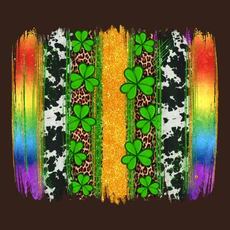St Patricks Day Rainbow Brushstroke Heavy Core Tee by Artiststas | Teevron