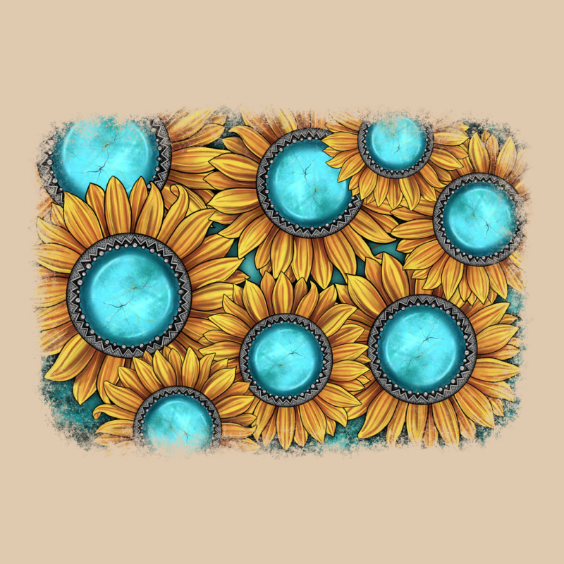 Sunflower Gemstone Background Heavyweight Sweatshirt by JahusDesignShop | Teevron