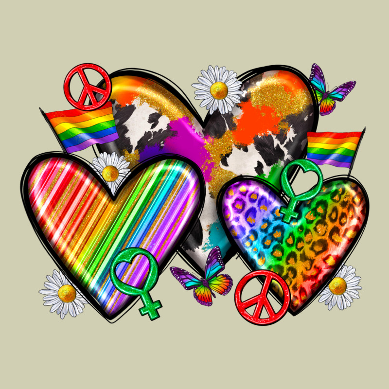 Pride Hearts Heavy Core Tee by texasbilliewilder | Teevron