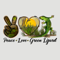 Peace Love Green Lizard Classic Tee | Teevron