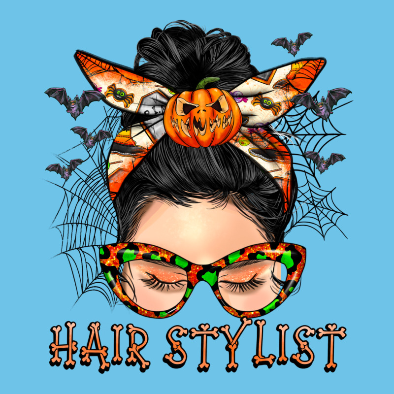 Hair Stylist Messy Bun Premium Sweatshirt by BarkalooDesign | Teevron