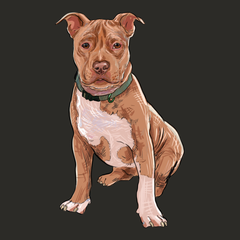 Brown Pitbull Heavy Core Tee by RanaPortraitStore | Teevron