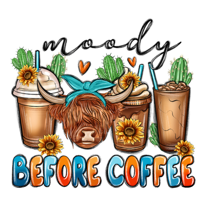 Moody Before Coffee Zipper Hoodie by MaliasSmallBusiness | Teevron