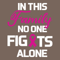 In This Family No One Fights Alone Cancer Survivor Premium Hoodie | Teevron