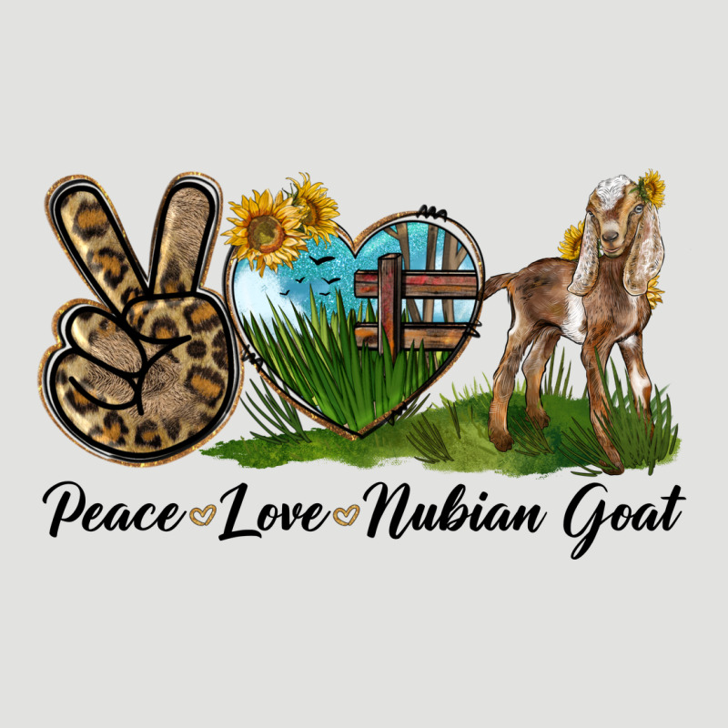 Peace Love Nubian Goat Classic Tee by LillyAllenDesigns | Teevron