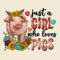 Western Just Girl Who Loves Pigs Ladies Tee | Teevron