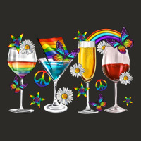 Pride Lgbtq Wine Cups And Glasses Heavy Core Tee | Teevron