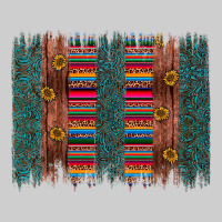 Sunflower Serape Brush Stroke Premium Sweatshirt | Teevron