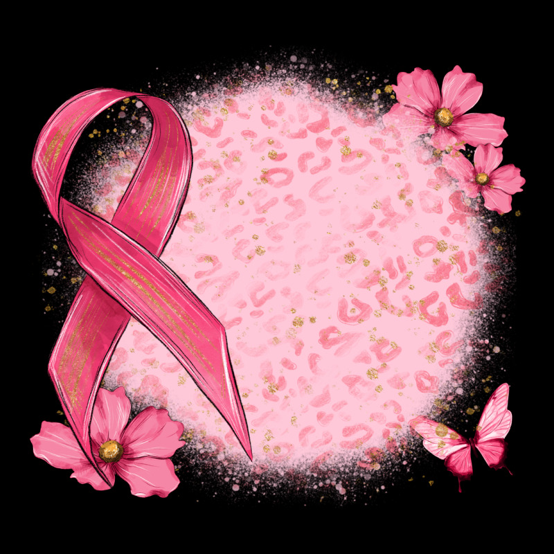 Customized Breast Cancer Ribbon And Background Zipper Hoodie by MaliasSmallBusiness | Teevron