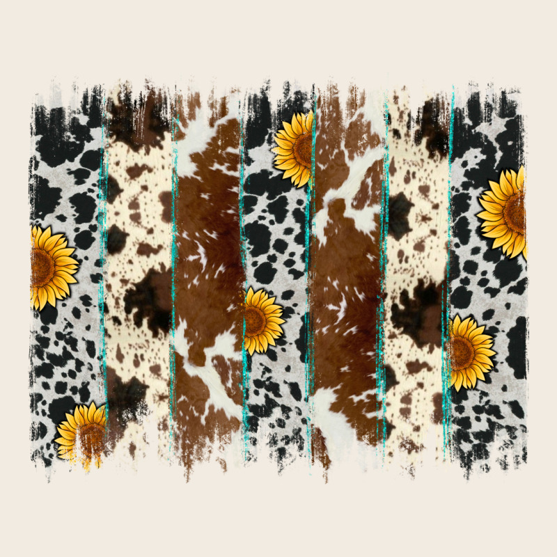 Sunflower Cowhide Brush Stroke Premium Sweatshirt by Artiststas | Teevron