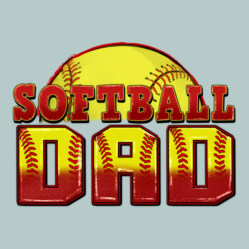 Softball Dad Heavy Core Tee by Zillion Design Studio | Teevron