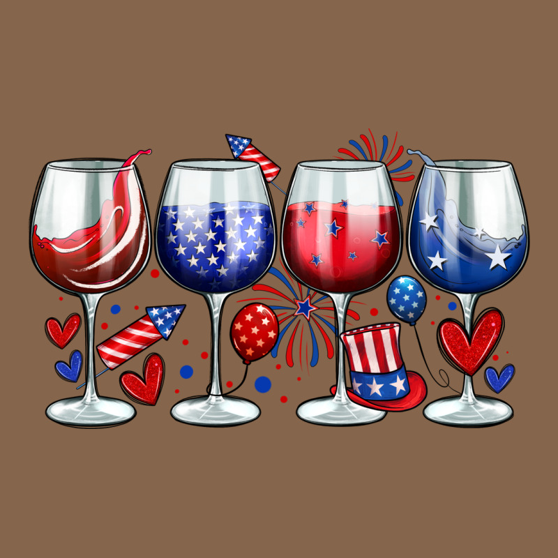 American Wine Glasses Premium Tee by Zillion Design Studio | Teevron