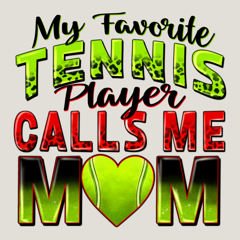 My Favorite Tennis Player Calls Me Mom Heavy Core Tee by Zillion Design Studio | Teevron