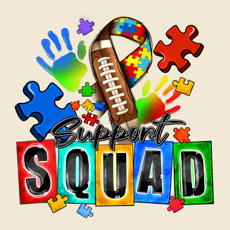 American Football Support Squad Autism Ladies Tee by Zillion Design Studio | Teevron