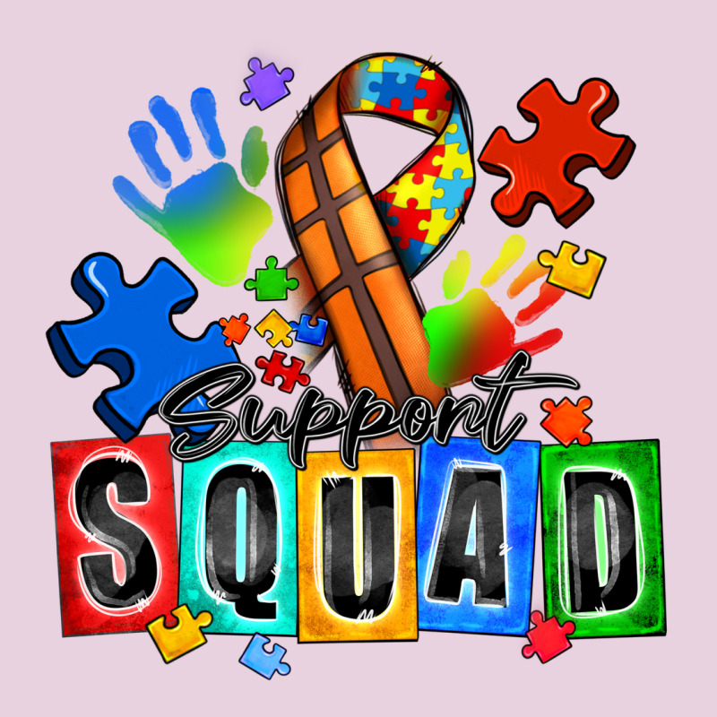 Basketball Support Squad Autism Ladies Tee by Zillion Design Studio | Teevron