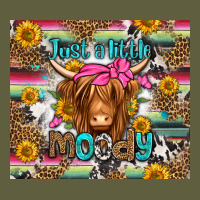 Just A Little Moody Long Haired Cow Vintage Tee | Teevron