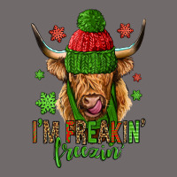 I'm Freakin Freezin Christmas Long Haired Cow Urban Heavy Tee | Teevron