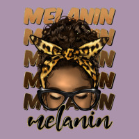 Melanin Afro Messy Bun Heavyweight Hoodie | Teevron