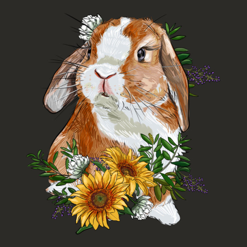 Bunny With Sunflowers Heavy Core Tee by RanaPortraitStore | Teevron