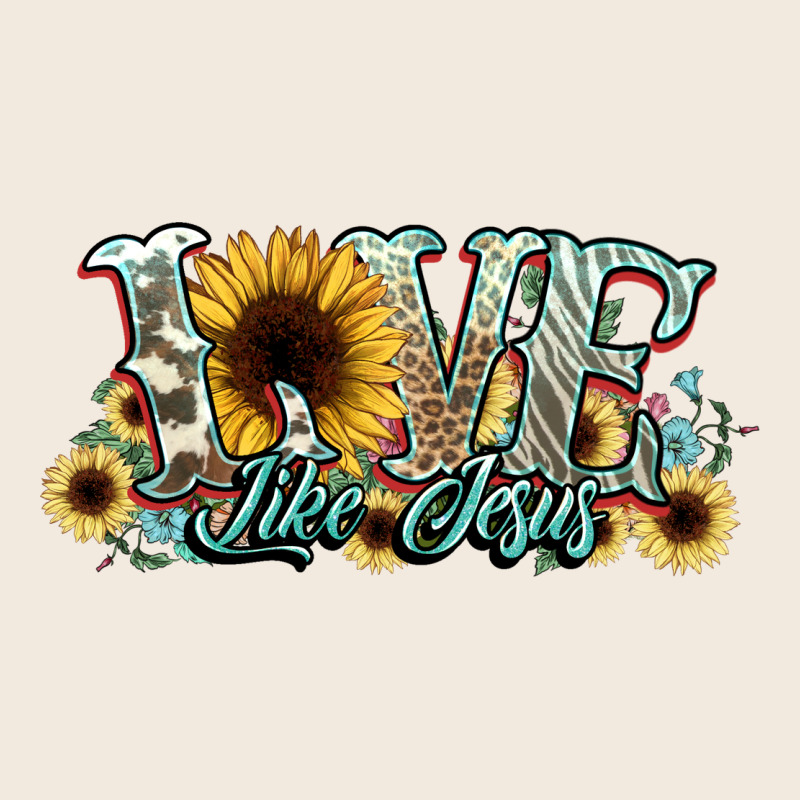 Love Like Jesus Sunflowers Zipper Hoodie by NancyCooperArtShop | Teevron