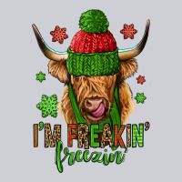 I'm Freakin Freezin Christmas Long Haired Cow Heavyweight Sweatshirt | Teevron