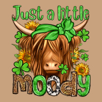 Just A Little Moody St Patricks Day Vintage Tee | Teevron