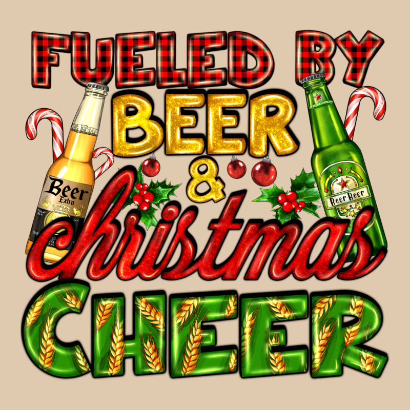 Fueled By Beer And Christmas Cheer With Beer Bottles Heavyweight Sweatshirt by AdoDesignShop | Teevron