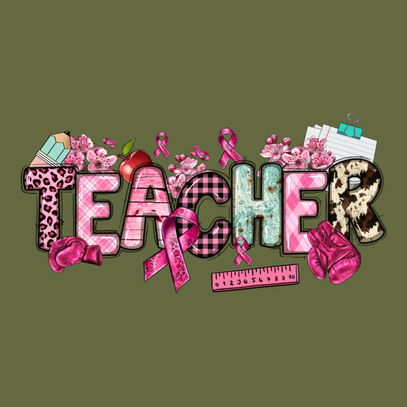 Cancer Awareness Teacher Long Sleeve Tee by NancyCooperArtShop | Teevron