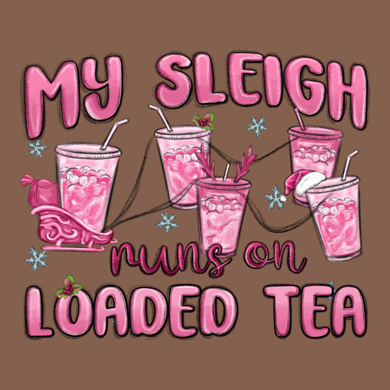 My Sleigh Runs On Loaded Tea Zipper Hoodie by MaliasSmallBusiness | Teevron