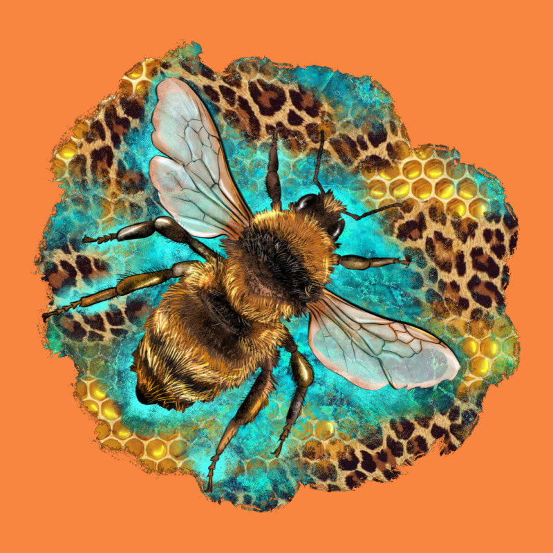 Leopard Honeycomb With Bee Premium Sweatshirt by Artiststas | Teevron