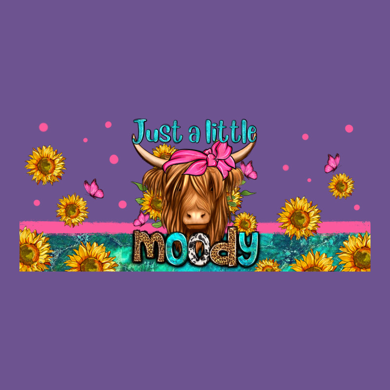 Just A Little Moody Long Haired Cow Vintage Tee by Jasminsmagicworld | Teevron