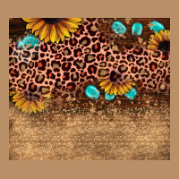 Leopard Glitter Sunflower Gemstone Vintage Hoodie | Teevron