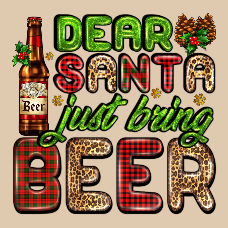 Dear Santa Just Bring A Beer With A Beer Bottle Heavyweight Sweatshirt by AdoDesignShop | Teevron