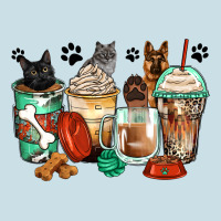 German Shepherd Black And Grey Cat Coffee Cups Ladies Tee | Teevron