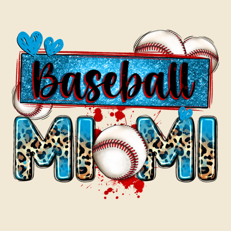 Baseball Mimi With Leopard Ladies Tee by Zillion Design Studio | Teevron