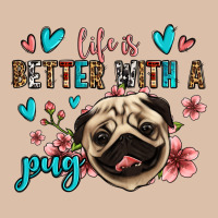 Life Is Better With A Pug Urban Heavy Tee | Teevron
