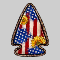 American Flag Sunflower Arrowhead Premium Tee | Teevron