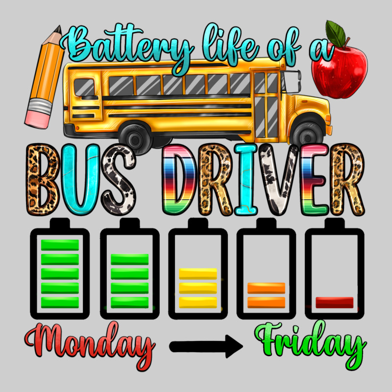 Battery Life Of A Bus Driver Premium Tee by texasbilliewilder | Teevron