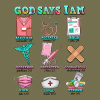 Nurse God Says I Am  Nurse Elements Vintage Hoodie | Teevron