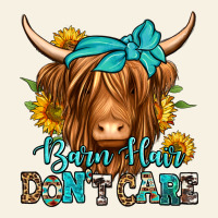 Barn Hair Don't Care Long Haired Cow Vintage Tee | Teevron