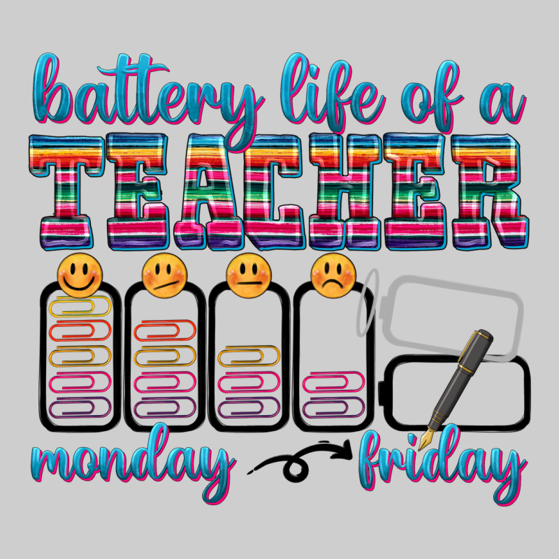 Battery Life Of A Teacher Premium Tee by texasbilliewilder | Teevron